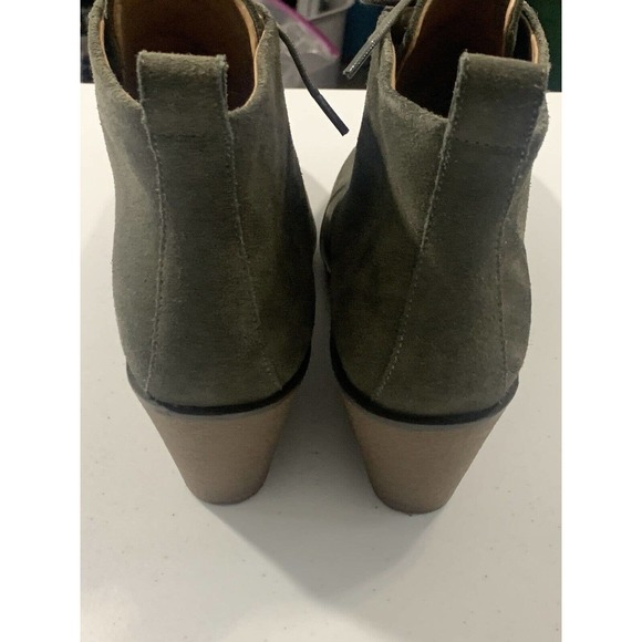 Aerosoles Women's Brooke Suede Green Ankle Boot New Without The Box Size 9 - Picture 12 of 15